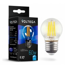 Лампа светодиодная Voltega 7024 Globe E27 6W