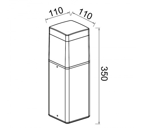 Наземный низкий светильник Mantra 8846 Chicago