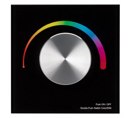 Панель-регулятора цвета RGB роторный встраиваемый Arlight 033763 SMART