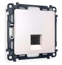 Розетка телефонная RJ-11 со штрокой, без рамки Ambrella Volt MA212030 Quant