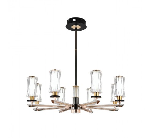 Люстра на штанге Indigo 13038/8R Black Grandioso