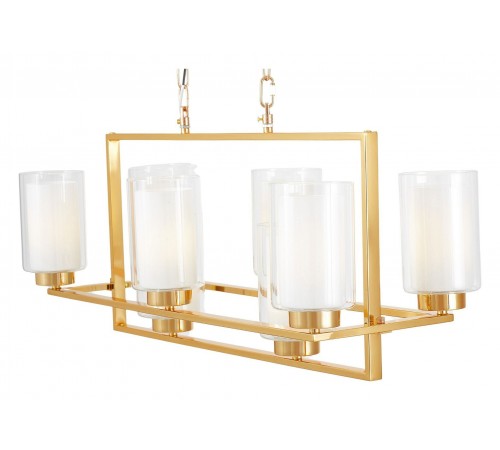 Подвесная люстра LUMINA DECO LDP 1239-8 F.GD Lino