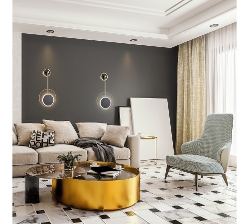 Бра Escada 10206/SG LED Black/Gold Hypnosis