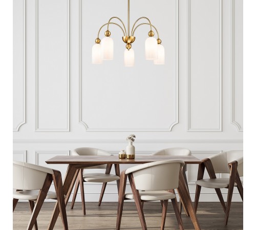 Люстра на штанге Escada 686/5PL Copper Ode