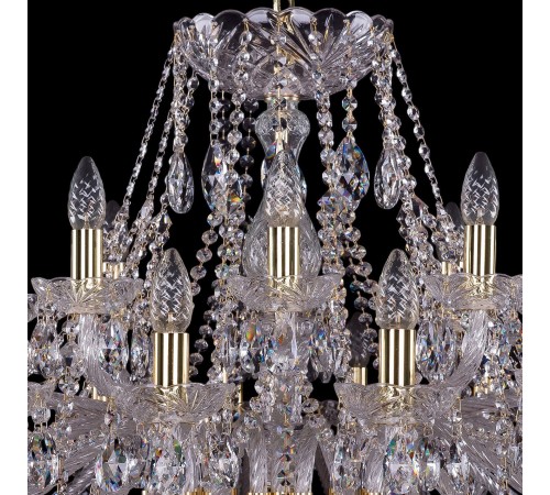 Подвесная люстра Bohemia Ivele Crystal 1413/20+10/400/G 1413