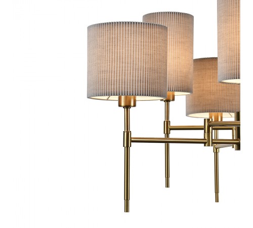 Люстра на штанге Indigo 13033/6R Brass Plisse