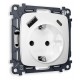 Розетка с заземлением и 2хUSB type A и C, без рамки Ambrella Volt MO130010 Quant