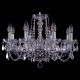 Подвесная люстра Bohemia Ivele Crystal 1402/8/195/Ni/Leafs 1402
