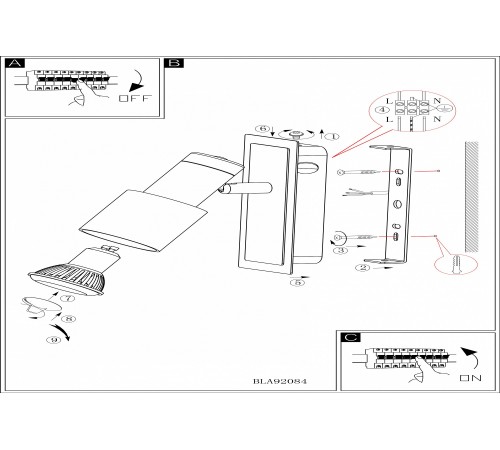 Бра Eglo 92084 Davida