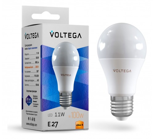 Лампа светодиодная Voltega 5737 General purpose bulb 11W