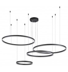 Подвесной светильник Indigo 14001/4P Black Galass