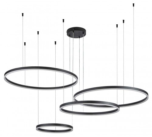 Подвесной светильник Indigo 14001/4P Black Galass