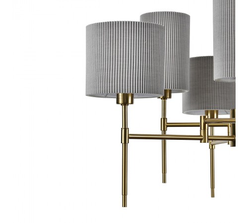 Люстра на штанге Indigo 13033/6R Brass Plisse