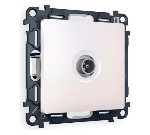 ТВ-розетка проходная без рамки Ambrella Volt MA213030 Quant