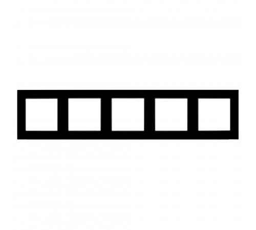 Рамка на 5 постов Arlight 43806 GLARE