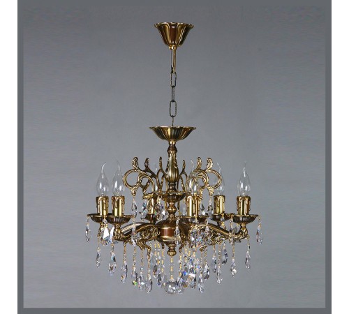 Подвесная люстра Ambiente by Brizzi 2128/6 PB Tear Drop Leon