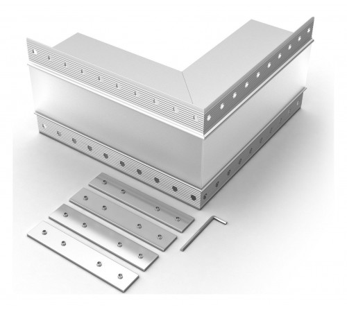 Соединитель угловой L-образный накладной Arlight 030131 S-LUX
