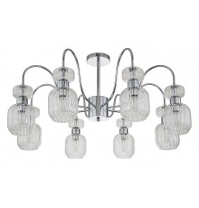 Люстра на штанге Escada 1141/8PL Chrome/Clear Gloss