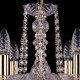 Подвесная люстра Bohemia Ivele Crystal 1402/6/160/G/Balls 1402