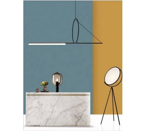 Подвесной светильник iLedex 8075P/S-18W-3000K MBK-WH Zoom