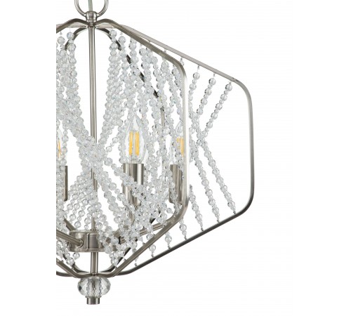 Подвесная люстра Indigo 12004/6P Nickel Ballo