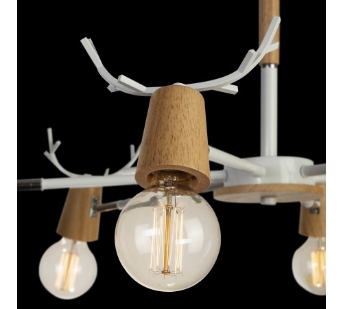 Люстра на штанге Loft it 10024/6 White Sven