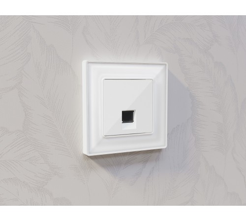 Накладка для розетки RJ-11 или RJ-45 Ambrella Volt AP1120 Quant