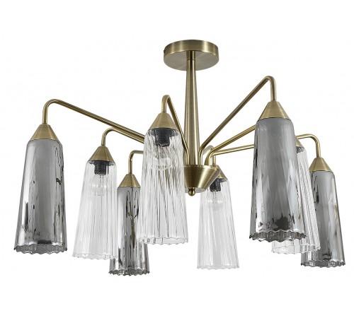 Люстра на штанге Indigo 13028/8R Brass Campana