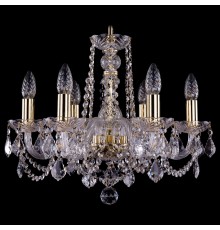 Подвесная люстра Bohemia Ivele Crystal 1402/6/160/G/Leafs 1402