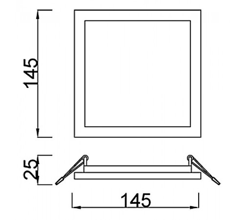 Встраиваемый светильник Mantra C0191 Saona