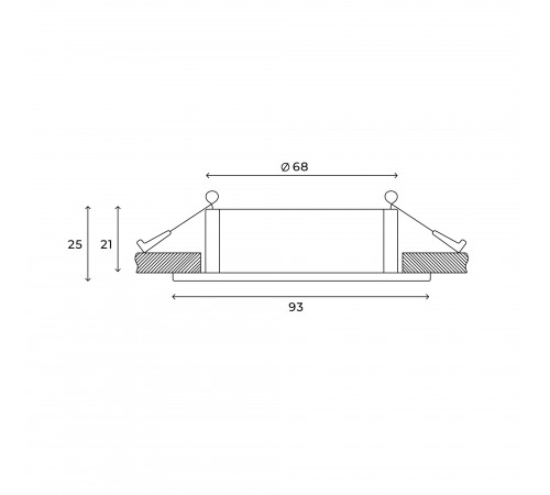 Встраиваемый светильник Hesby Lighting HSBL_0087 AtLas