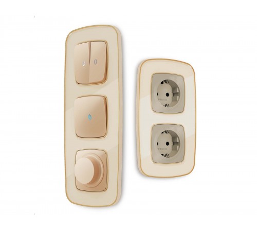 Рамка на 4 поста Ambrella Volt OF640344 Coint