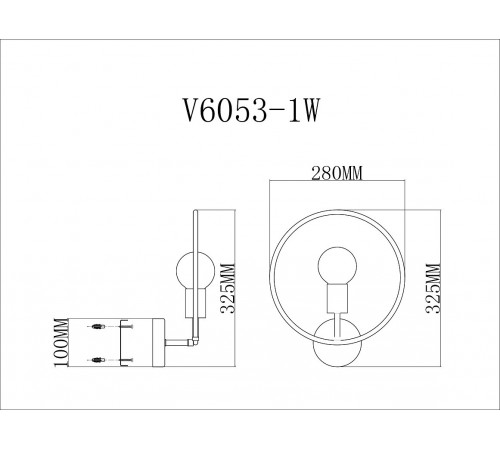 Бра Moderli V6053-1W Sachara