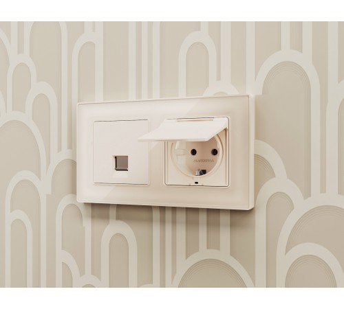 Рамка на 2 поста Ambrella Volt AF580302 Arctic