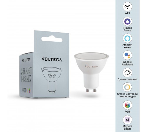 Лампа светодиодная с управлением через Wi-Fi Voltega 2426 Wi-Fi bulbs