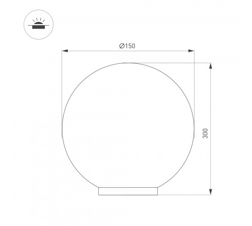 Шар световой Arlight 046170 KT-GLOBE