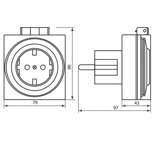 Розетка с таймером Feron 23204 TM31