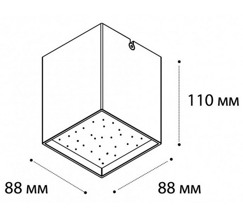 Накладной светильник Italline DL 3028 black 3000K DL 3028