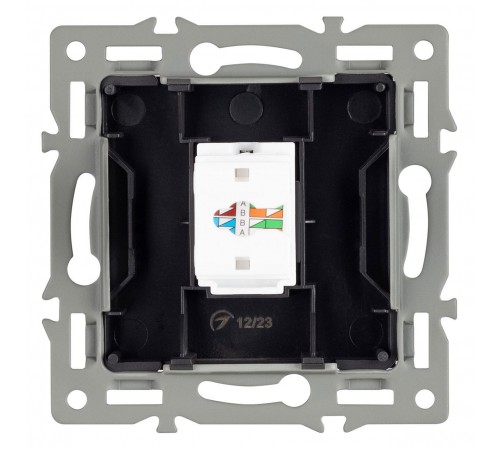 Розетка Ethernet RJ-45 и со шторками, без рамки Arlight 045334 SCT