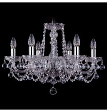 Подвесная люстра Bohemia Ivele Crystal 1402/6/195/Ni/Balls 1402