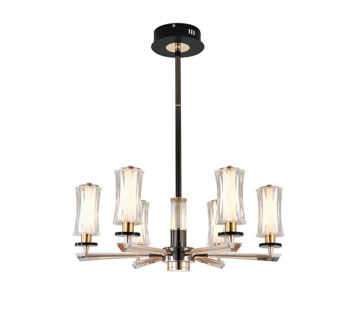 Люстра на штанге Indigo 13038/6R Black Grandioso