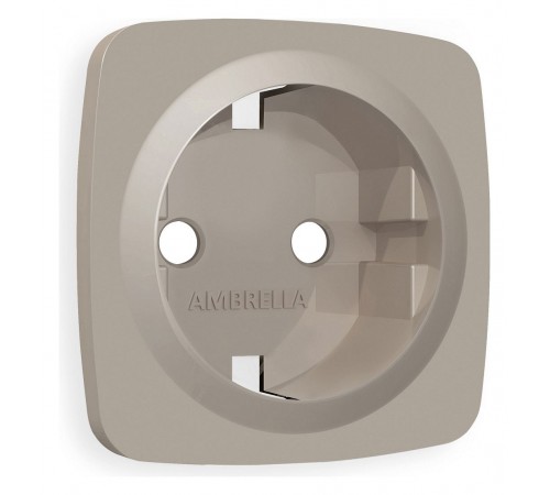 Накладка для розетки с заземлением Ambrella Volt OP3660 Quant