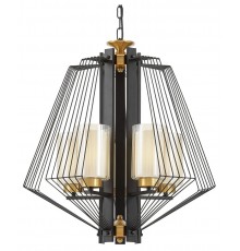 Подвесная люстра LUMINA DECO LDP 1244-5 BK+MD Canti