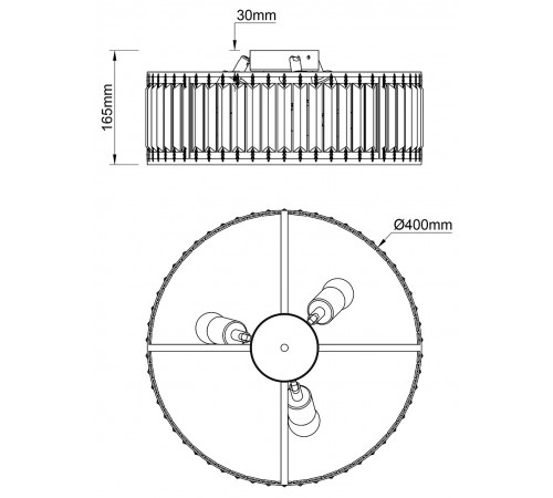 Накладной светильник Escada 2116/3 Unona