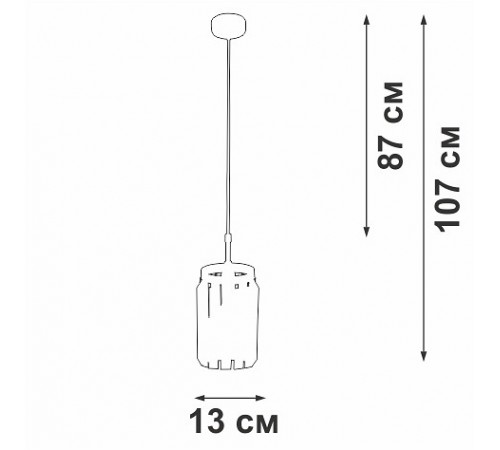 Подвесной светильник Vitaluce V5151-9/1S V5151