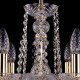 Подвесная люстра Bohemia Ivele Crystal 1402/6/160/G/Leafs 1402