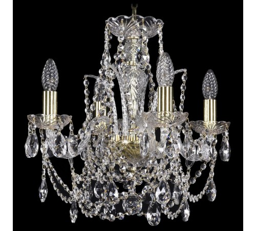 Подвесная люстра Bohemia Ivele Crystal 1411/4/141/G 1411