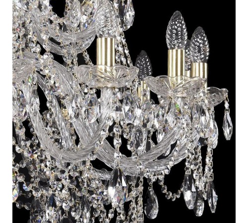 Подвесная люстра Bohemia Ivele Crystal 1411/16+8/360/2d/G 1411