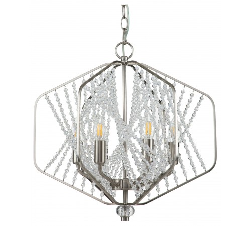 Подвесная люстра Indigo 12004/6P Nickel Ballo