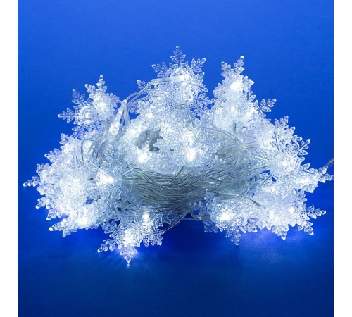 Гирлянда с насадками Снежинки 07930